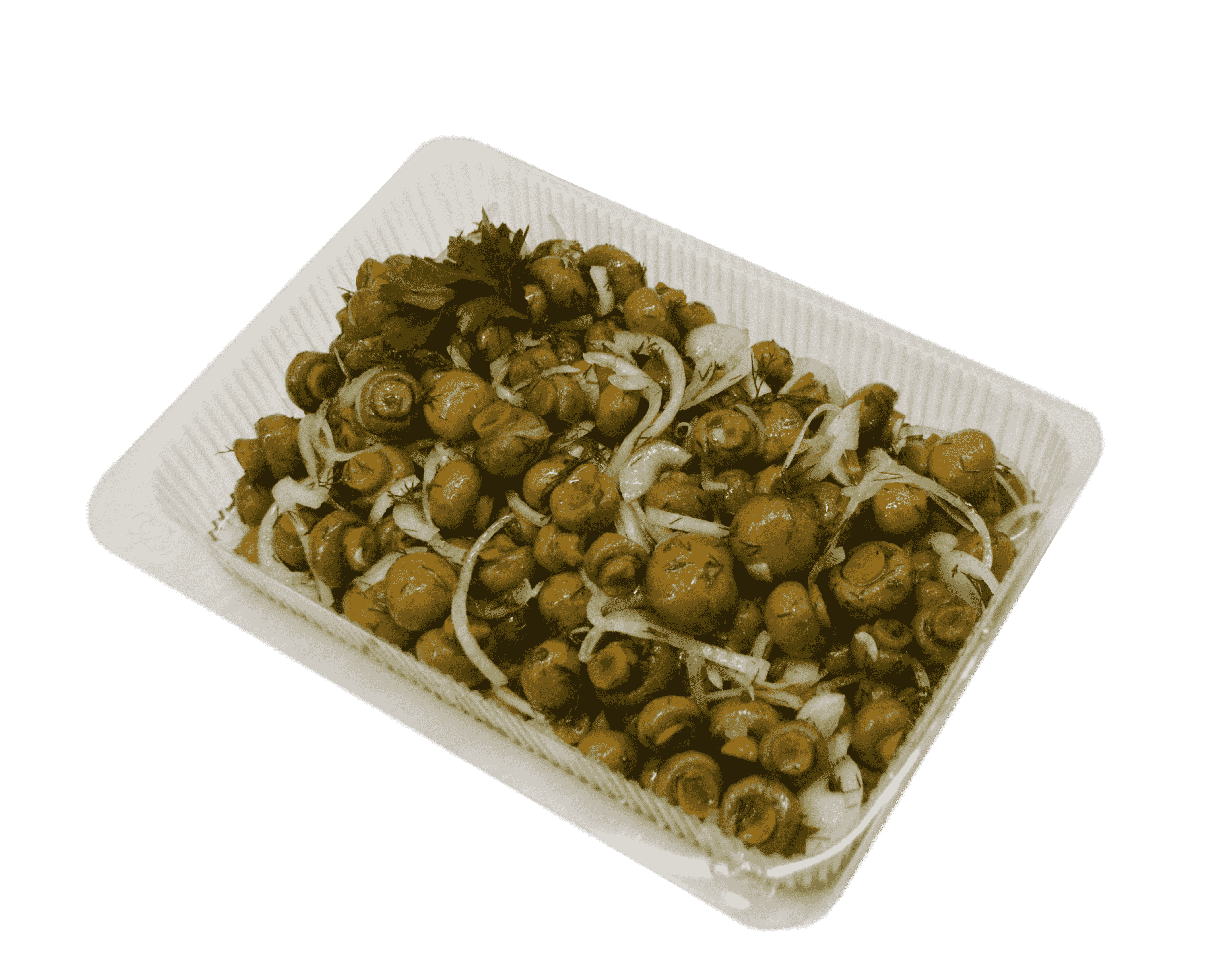 Маринованные шампиньоны с луком, 500 г